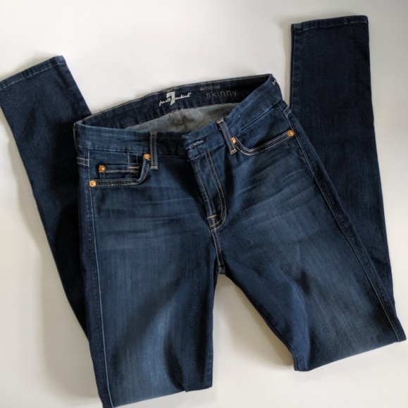 7 For All Mankind Denim - EUC 7 For All Mankind Signature Midrise skinny